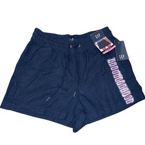 GAP Women’s Navy Dark Blue Linen Shorts Size Small